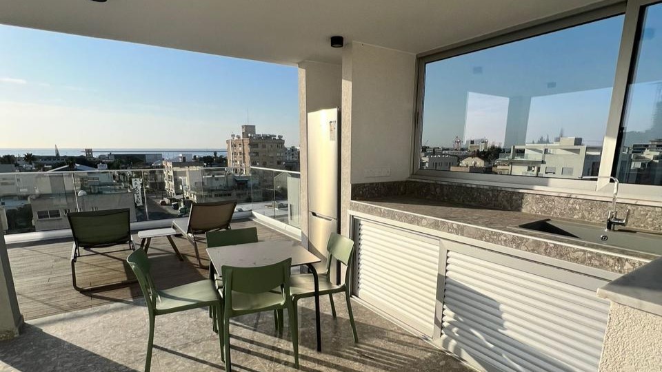 A luxurious penthouse