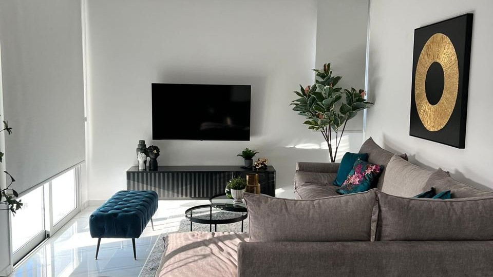 A luxurious penthouse