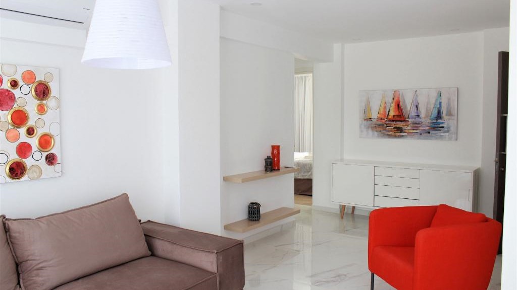 A bright and modern apartment