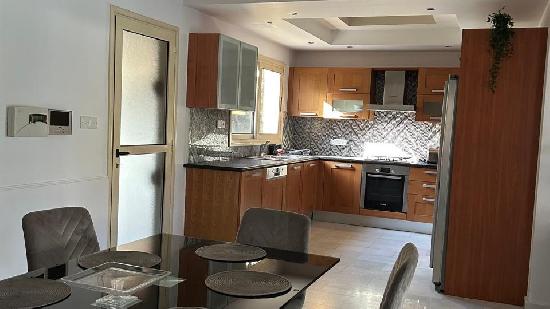 A luxurious, newly built villa.